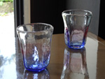青紫のグラス
